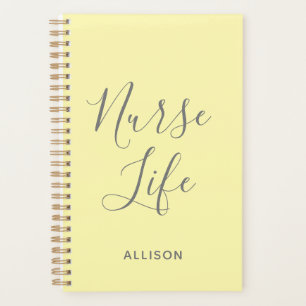 Agenda Nuración Vida Médica Guión Amarillo Personaliza