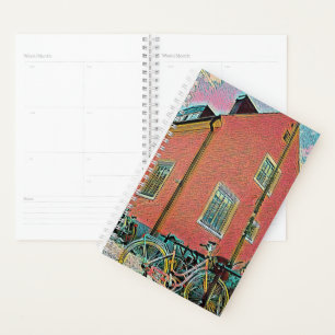 Agenda Obra de arte para ciclismo retro