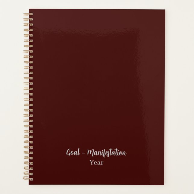 Agenda Obsidian Lava Planner (Anverso)
