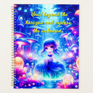 Agenda Ocean Dreams - Chibi Mermaid Glow Planner