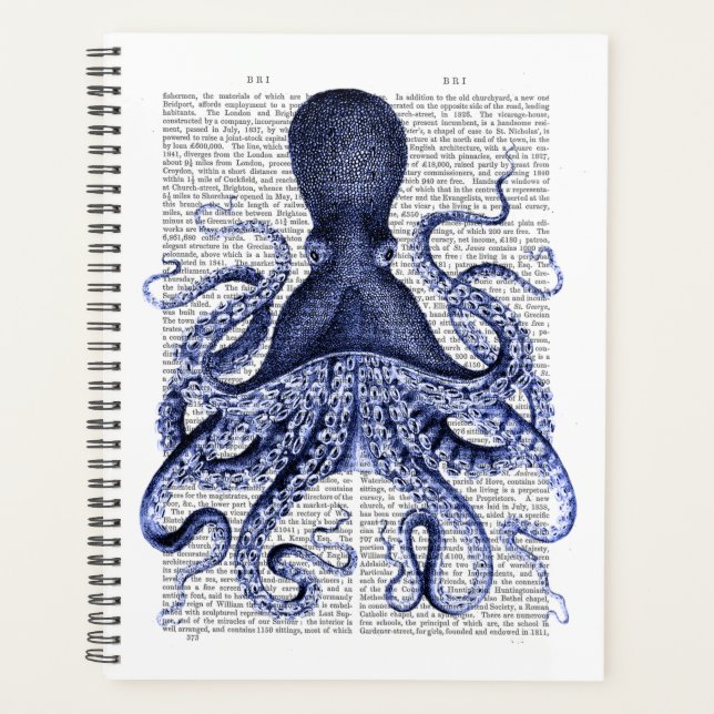 Agenda Octopus azul (Anverso)