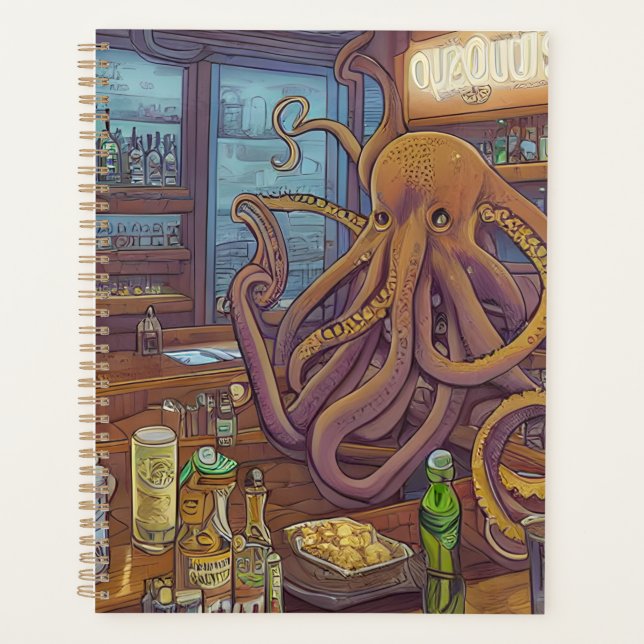 Agenda Octopus Bartender Planner (Anverso)