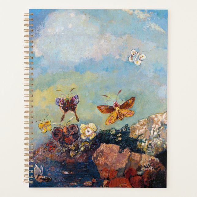 Agenda Odilon Redon, Mariposas,1910 (Anverso)