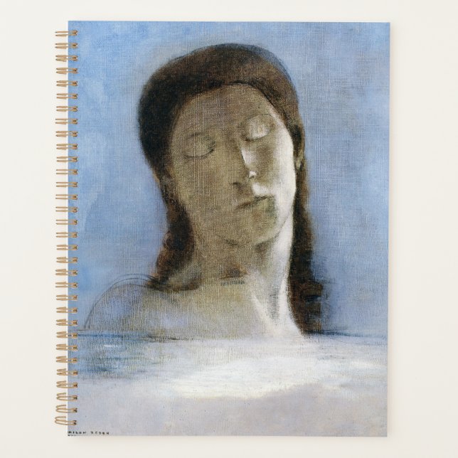 Agenda Odilon Redon, ojos cerrados 1890 (Anverso)