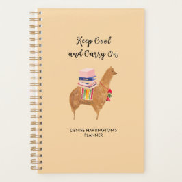 Agenda Office Alpaca Llama Funny Inspiration Personal