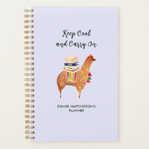 Agenda Office Alpaca Llama Funny Inspiration Personal