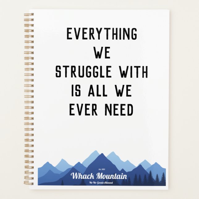 Agenda Official Whack Mountain Commune Planner (Anverso)