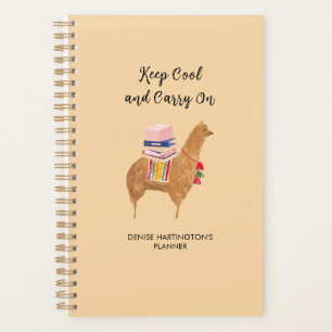 Agenda Oficina Alpaca Llama Inspiración Divertida Persona