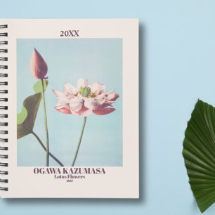 Agenda Ogawa Kazumasa Lotus Flores Bella Artes rosa Vinta