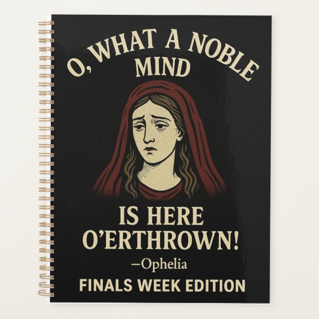 Agenda Oh qué noble mente... (Anverso)