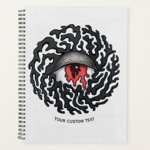 Agenda Ojo Trippy con Tentacles - Arte Surrealista Trippy