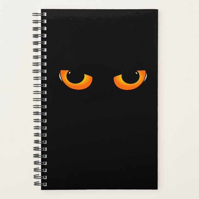 Agenda Ojos de gato fantasmagóricos (Anverso)