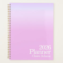 Agenda Ombre Rosa Chicle Moderno