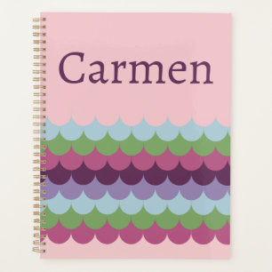 Agenda Ondas de color rosa