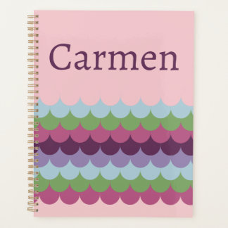Agenda Ondas de color rosa