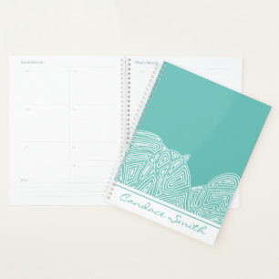 Agenda Ondas verde azuladas