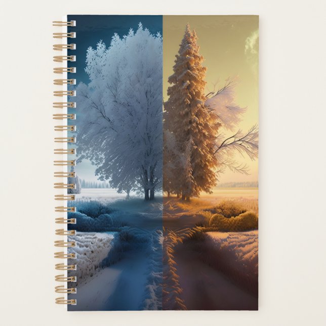 Agenda One day in winter (Anverso)