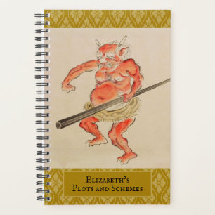 Agenda Oni Yokai japonés vintage