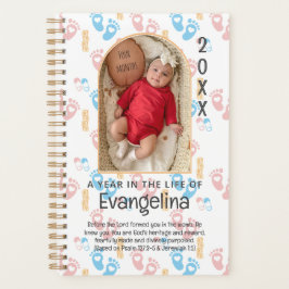 Agenda Oración cristiana personalizado Keepsake Baby