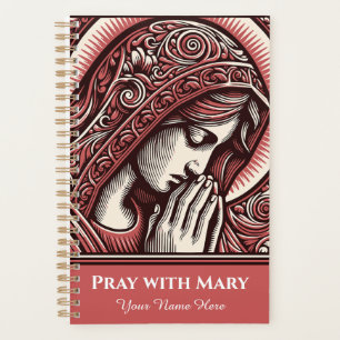 Agenda Orando la bendita Virgen María   ¡Personalizable
