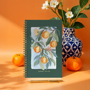 Agenda Orchard de frutas botánicas del árbol de cítricos