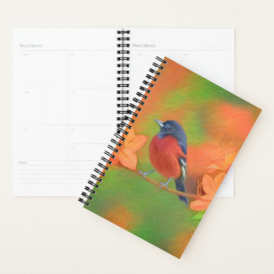 Agenda Orchard Oriole Songbird Pintura original de aves