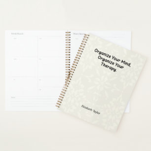 Agenda Organiza Tu Mente, Organiza Tu Terapia