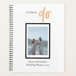 Agenda Organización de Boda Minimalista Clásica Simple