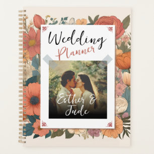Agenda Organizadora de Bodas de Novia de Foto y Floral