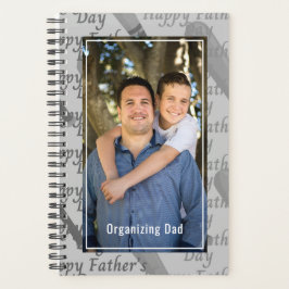 Agenda Organizando Papá Foto Personalizada