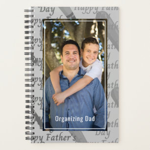 Agenda Organizando Papá Foto Personalizada