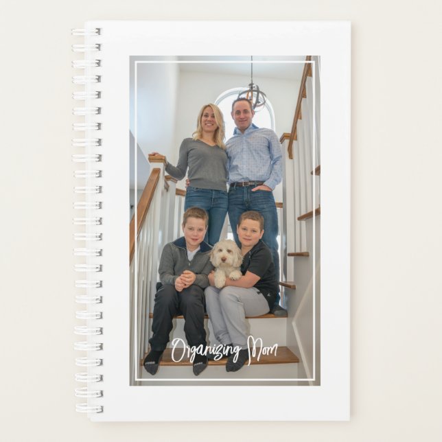 Agenda Organizing Mom Photo Personalized White (Anverso)