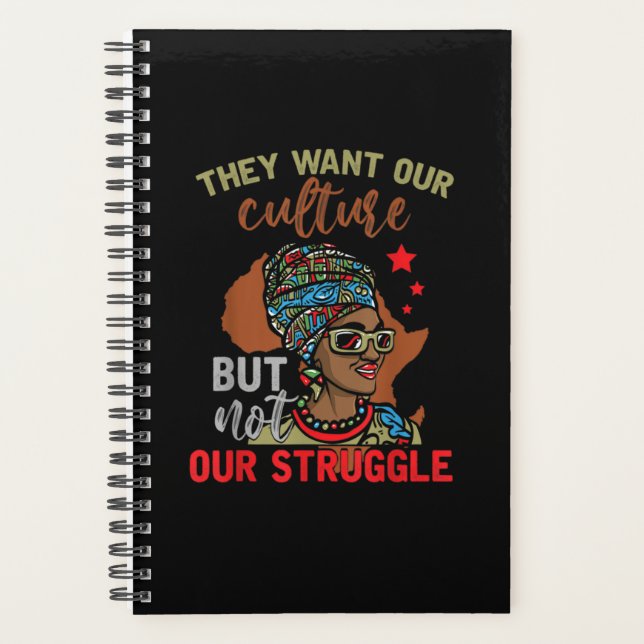 Agenda Orgullo americano africano, herencia negra, histor (Anverso)