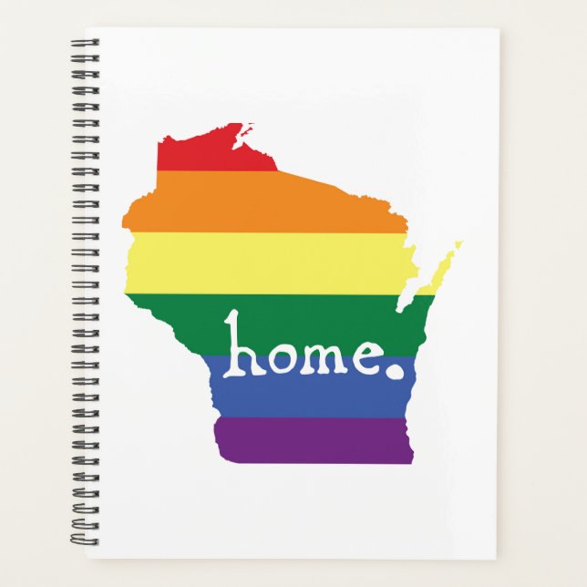 Agenda Orgullo Gay de Wisconsin | Mapa del hogar (Anverso)