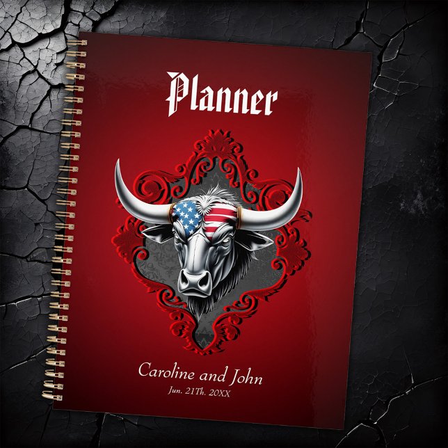 Agenda Orgullo y fuerza, un toro americano (Subido por el creador)