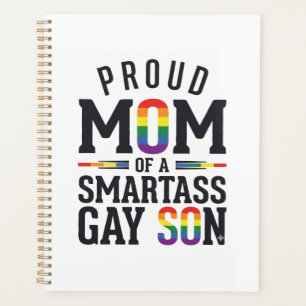 Agenda Orgullosa madre de un hijo gay descarado camiseta