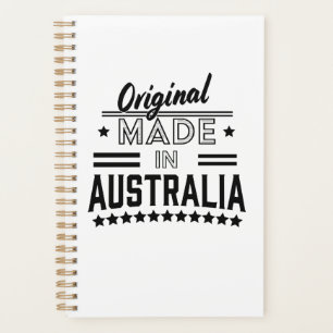 Agenda Original hecho en Australia Botón