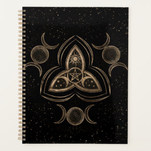 Agenda Ornamento triple triple triquetra con pentagrama