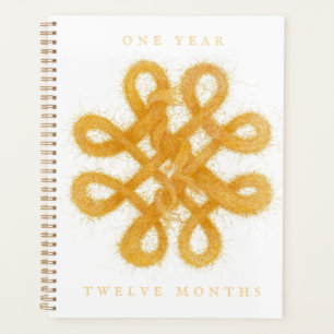 Agenda ORO CELTIC KNOT 8.5x11 Planner / Calendario