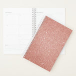Agenda Oro Rosa: Purpurina rosa Rubor y espárragos<br><div class="desc">Rubor Pink - Rosa Gold Faux Purpurina y Sparkle es el regalo perfecto para su cumpleaños o ocasión especial.</div>