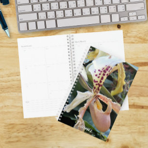 Agenda Orquídea Flor de Zapatilla