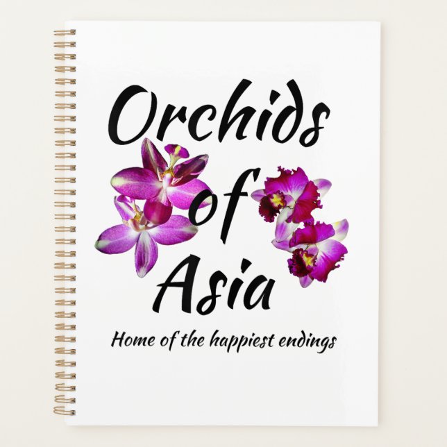 Agenda Orquídeas de Asia (Anverso)