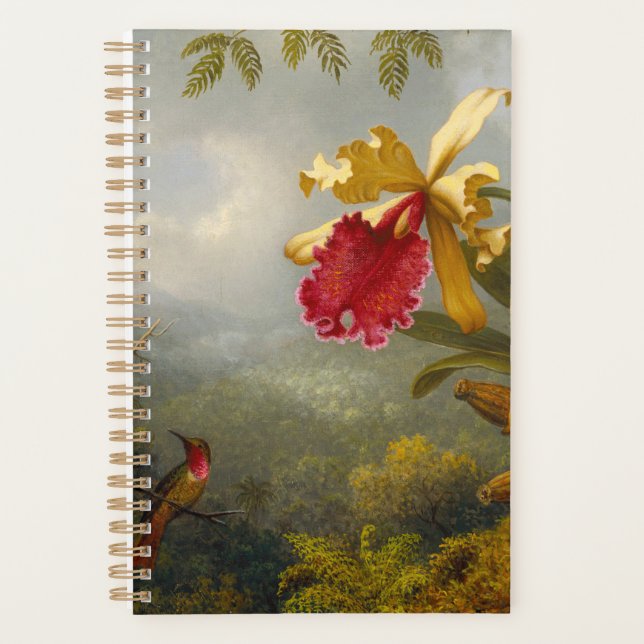 Agenda Orquids y Hummingbird Heade (Anverso)