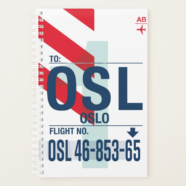 Agenda Oslo - Travel Planner 2026 (Anverso)