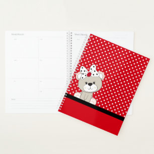 Agenda oso de peluche lindo