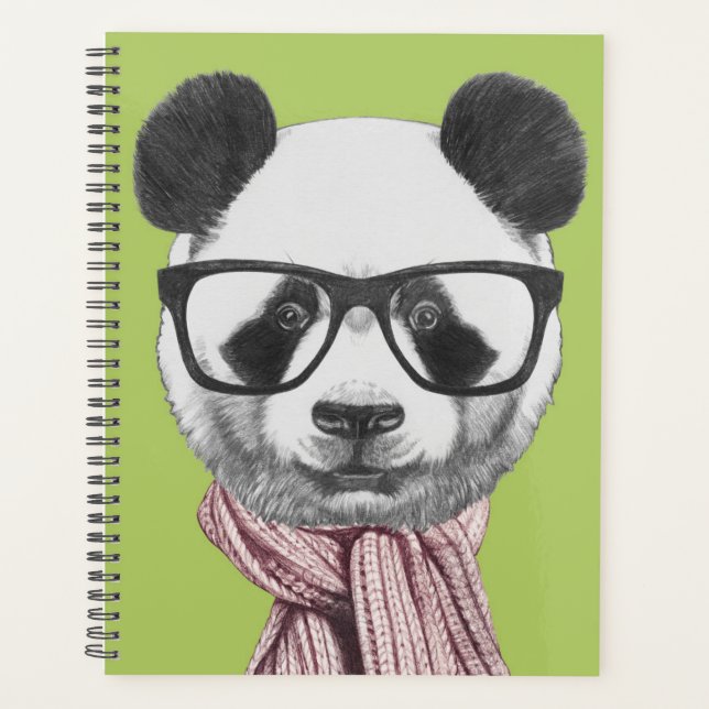 Agenda Oso Panda listo para el invierno (Anverso)