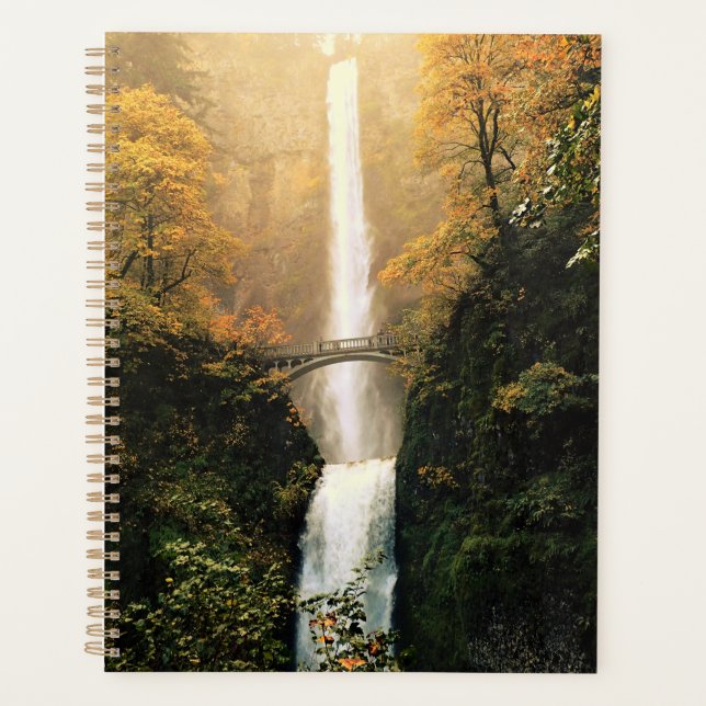 Agenda Otoño en las cataratas de Multnomah, OR (Anverso)