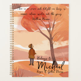 Agenda Otoño Personalizado - Guardián de las Maravillas d