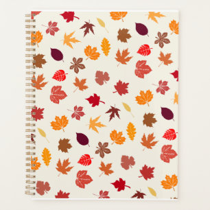 Agenda Otoño Vibes Fall Leaves