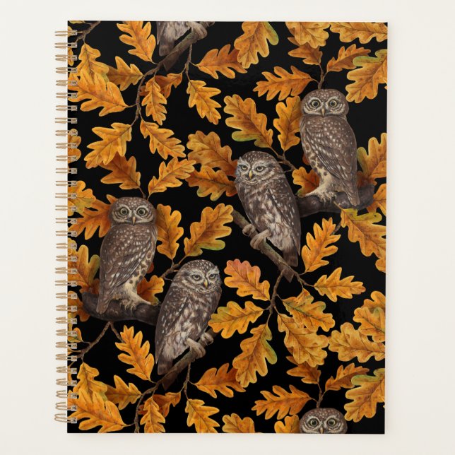 Agenda Ovejas de otoño en negro (Anverso)